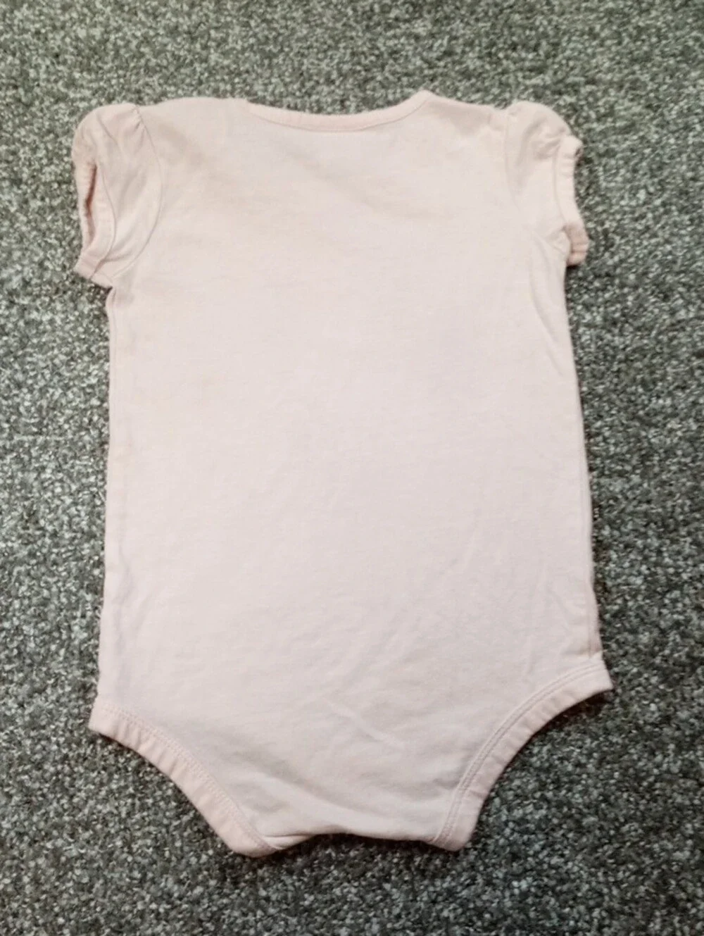 Carhartt Light Pink Baby One-Piece Bodysuit with Script Logo